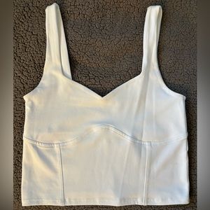 Abercrombie & Fitch White Corset Top
